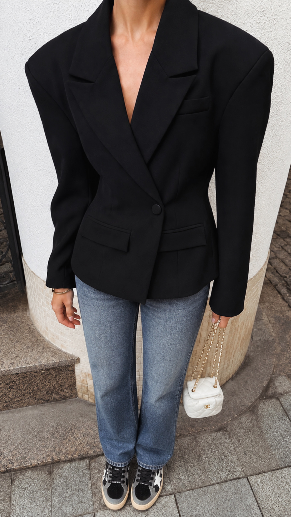 SCULPT blazer - črna - slika 4