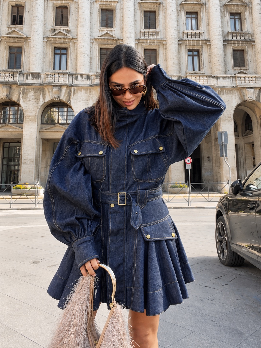 VENICE denim obleka