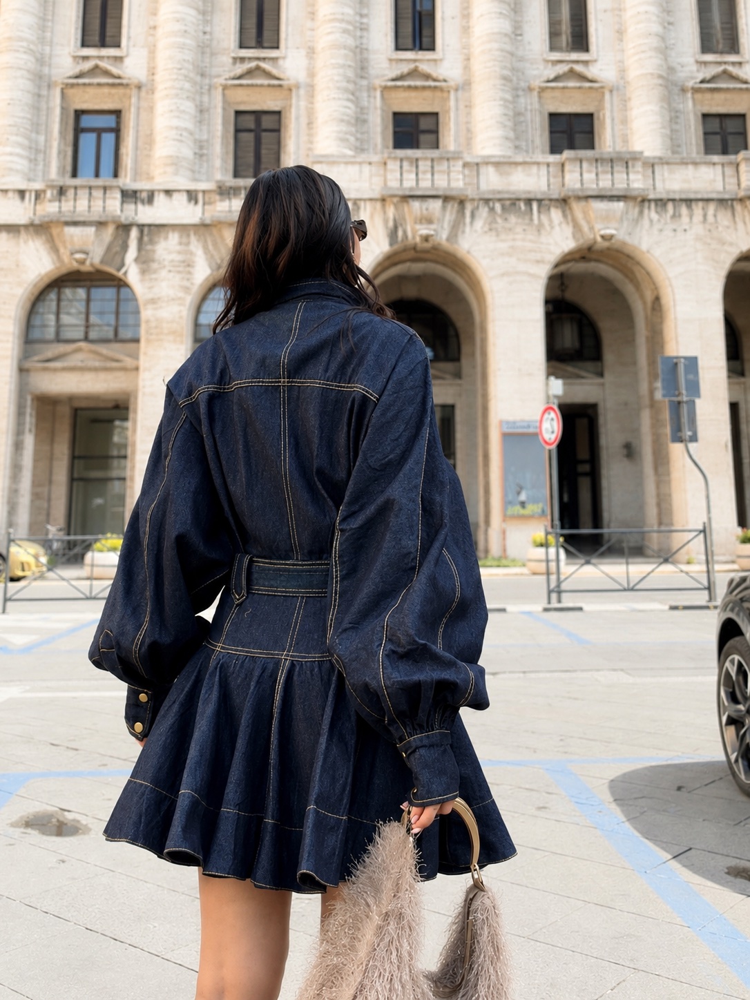 VENICE denim obleka - slika 3